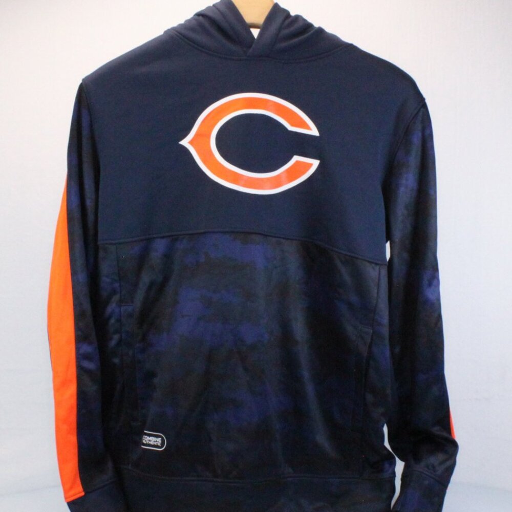 Chicago Bears Long Sleeve Pullover Hoodie w/Pockets Youth Size Large 14/16